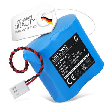 Battery for DAITEM OPT, D8000, DP1000, DP8000, D14000 BATLi06 (6500mAh, 7.2V) by CELLONIC