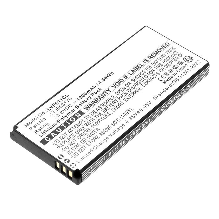 Fanvil Linkvil W611W Akku 1200mAh Ersatzakku Batterie von Cellonic