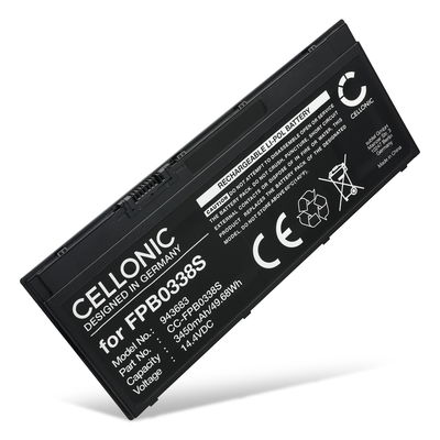 Battery for Fujitsu LifeBook E5510, U749, E5411, T937, Lifebook U7410, E559, U7510, U748, E558, U758, T939, E548, U747, Fujitsu FPB0338S, CP721834-01, CP734928-01 14.4V 3450mAh from CELLONIC