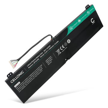 1x Akku für Acer Predator Triton 500, Triton 500 PT515-51, Triton 500 PT515-52, ConceptD 7 CN715-71, 7 Ezel CC715-71, AP18JHQ, KT.00408.001, KT00408001 Laptop - 5200mA 15,2V 
