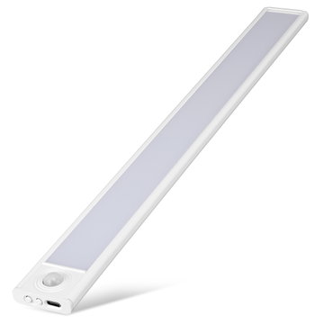 40cm Rechargeable LED Light Bar | Motion Sensor | 3 Colour Temperatures (3000K/4000K/6000K) | Wireless Magnetic Cabinet Light from CELLONIC