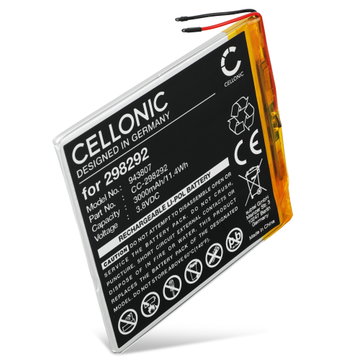 Akku für Archos 70 Oxygen, AC70OX, AC70OXV2, Archos 298292, GPC298292 298292 (3000mAh, 3.7V) von CELLONIC