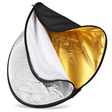 Sony ILCE-5000 (α5000) 5in1 Falt-Fotostudio-Reflektor 80cm ( Silber, Gold, Weiß, Schwarz, Transluzent ) Faltbares Reflektorbrett from CELLONIC
