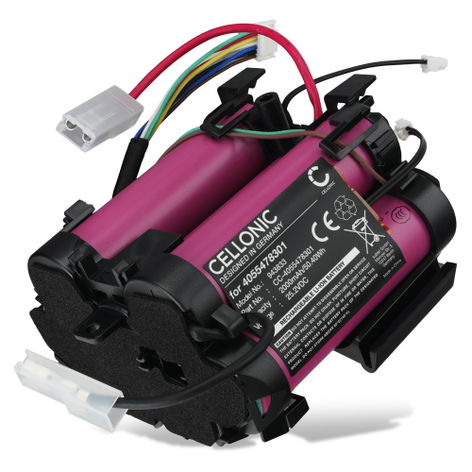 Battery for AEG QX 9 1 ANIM, ULT; AEG QX 9 1 50 IB; PQ91-50MB 4055478301 (2000mAh, 25.2V) from CELLONIC
