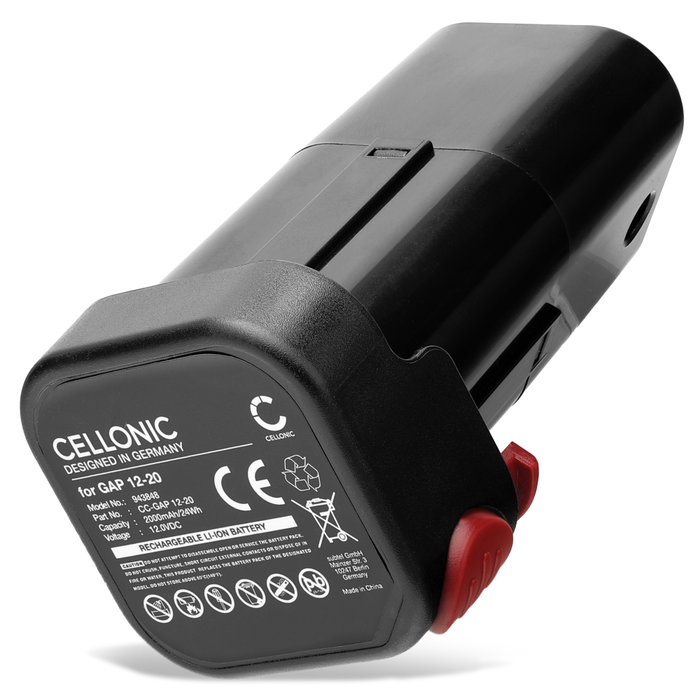 Akku für Güde Regenfasspumpe, Cordless Rainwater Recovery Pump, Regenfasspumpe RFP 12-201-04, RFP 12-201-04 GAP 12-20 (2000mAh, 12V) von CELLONIC