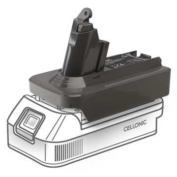 Makita 18V to Dyson V6 Series Battery Adapter MT18V6 Converter from CELLONIC