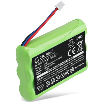 Akku für Polycom DECT 4020, 4040, 3040, 4080, KIRK 5020, 5040, 4020, 4040 Spectralink 7202, 7212 84743411 (700mAh, 3.6V) von CELLONIC